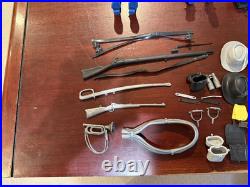 MARX General Custer and Horse Lot Original and Reproduction Items Custer Lot