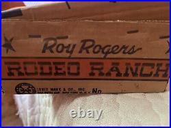 MARX HAPPI TIME ROY ROGERS RODEO RANCH PLAYSET WithBOX