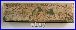 MARX HUGH O'BRIAN WYATT EARP DODGE CITY WESTERN TOWN 1957 Series 1000 Set 4228