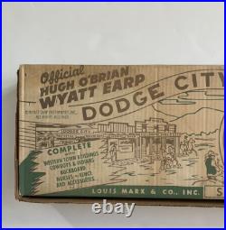 MARX HUGH O'BRIAN WYATT EARP DODGE CITY WESTERN TOWN 1957 Series 1000 Set 4228