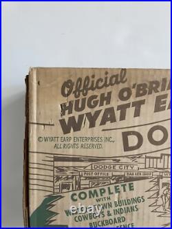 MARX HUGH O'BRIAN WYATT EARP DODGE CITY WESTERN TOWN 1957 Series 1000 Set 4228