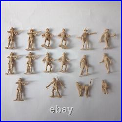 MARX JIM JUNGLE DAKTARI PLAYSET Natives Hunters Huts Accesories Weapons 54mm