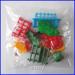 MARX JIM JUNGLE DAKTARI PLAYSET Natives Hunters Huts Accesories Weapons 54mm