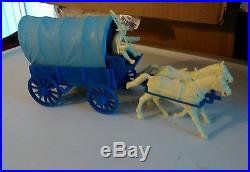 Marx Johnny Ringo/wagon Train/ Custer Least Stand/fort Apache Blue Wagon/ Driver
