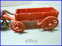 Marx Johnny Ringo/wagon Train Wagon And Accessories