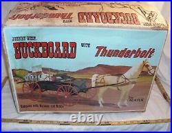 MARX JOHNNY WEST BUCKBOARD WAGON PLAY SET BOXED WITH ACCESSORIES 1960s