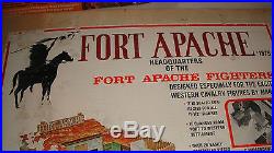MARX Johnny West Playset FORT APACHE 1968 Complete and NM