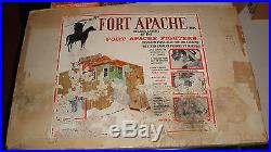 MARX Johnny West Playset FORT APACHE 1968 Complete and NM