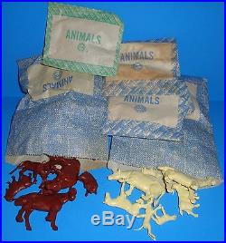 Marx Lazy Day Farm Set R -3945 Unassemled Box Bags Figures Etc