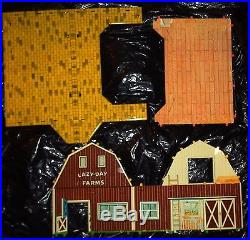 Marx Lazy Day Farm Set R -3945 Unassemled Box Bags Figures Etc