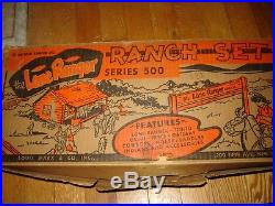 Marx Lone Ranger Ranch 3969 Playset Nmib Series 500