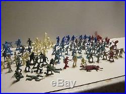 Marx Major Seth Adams & Mixed Lot Of Playset Plastic Figures Dead Horse 96