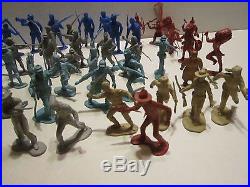 Marx Major Seth Adams & Mixed Lot Of Playset Plastic Figures Dead Horse 96