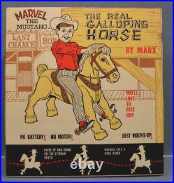 MARX MARVEL THE MUSTANG -THE REAL GALLOPING HORSE by MARX