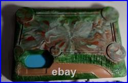 MARX MINATURE PLAYSET PLAY SET KNIGHTS & CASTLE 1960'S HAND PAINTED With BOX USED