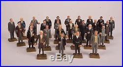 MARX Miniature Presidents Set of 28 Vintage 1960's