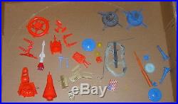 Marx Operation Moon Base 4654 C. 1960's Space Toy Play Set Lots Of Parts