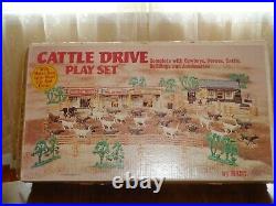 MARX Orig. Cattle Drive Playset 3983 Mint Condition