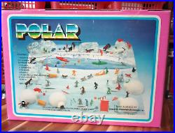 MARX POLAR COMPLETE PLAYSET SEALED Explorers Igloos Accesories Animals Rocks