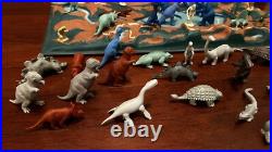 MARX PREHISTORIC Times Play Set Series 1000 With Box (5) 1st Series Dinosaurs