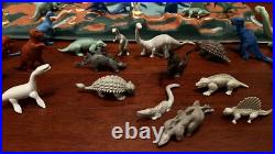 MARX PREHISTORIC Times Play Set Series 1000 With Box (5) 1st Series Dinosaurs