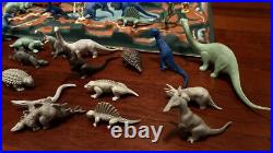 MARX PREHISTORIC Times Play Set Series 1000 With Box (5) 1st Series Dinosaurs
