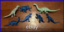MARX PREHISTORIC Times Play Set Series 1000 With Box (5) 1st Series Dinosaurs