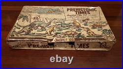 MARX PREHISTORIC Times Play Set Series 1000 With Box (5) 1st Series Dinosaurs