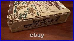 MARX PREHISTORIC Times Play Set Series 1000 With Box (5) 1st Series Dinosaurs