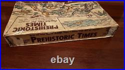 MARX PREHISTORIC Times Play Set Series 1000 With Box (5) 1st Series Dinosaurs