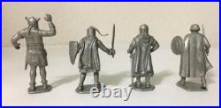 MARX PRINCE VALIANT PLAYSET 4 SILVER FIGURES 1950s GAWAIN BLACK KNIGHT BOLTAR MARX PRINCE VALIANT PLAYSET 4 SILVER FIGURES 1950s GAWAIN BLACK KNIGHT BOLTAR
