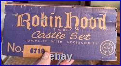 MARX ROBIN HOOD CASTLE Set #4719 Box Only Vintage 1950's