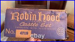 MARX ROBIN HOOD CASTLE Set #4719 Box Only Vintage 1950's