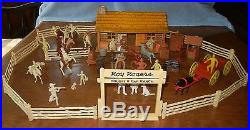 MARX ROY ROGERS DOUBLE'R' RANCH PLAYSET, 1950s