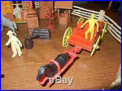 MARX ROY ROGERS DOUBLE'R' RANCH PLAYSET, 1950s