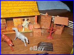 MARX ROY ROGERS DOUBLE'R' RANCH PLAYSET, 1950s