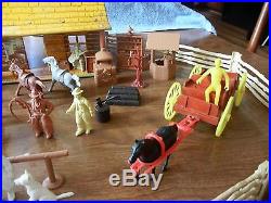 MARX ROY ROGERS DOUBLE'R' RANCH PLAYSET, 1950s