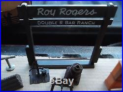 MARX ROY ROGERS RANCH #3979-3980 Original box- Animals Cowboys Furniture 42 pcs