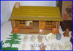 MARX ROY ROGERS RANCH PLAY SET 1950s NO. 3979-3980 BOXED