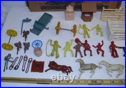 MARX ROY ROGERS RODEO RANCH PLAY SET 1950s BOXED