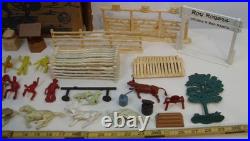 MARX ROY ROGERS RODEO RANCH PLAY SET 1950s BOXED