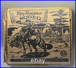 MARX ROY ROGERS RODEO RANCH PLAY SET 1950s BOXED! 55pc Lot