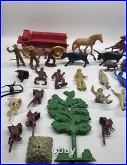 MARX ROY ROGERS RODEO RANCH PLAY SET 1950s BOXED! 55pc Lot
