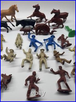 MARX ROY ROGERS RODEO RANCH PLAY SET 1950s BOXED! 55pc Lot