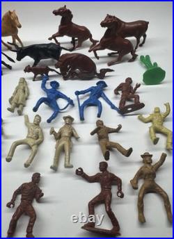 MARX ROY ROGERS RODEO RANCH PLAY SET 1950s BOXED! 55pc Lot