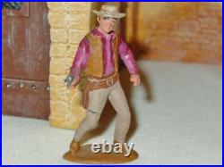 MARX Recast MATT DILLON 54mm Metal Figure GUNSMOKE Playset (PRO Painted)