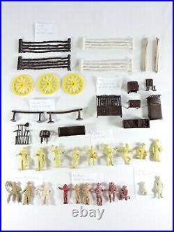 MARX Roy Rogers Western Town ACCESSORIES & FIGURES 60mm COWBOYS Rodeo Ranch spec