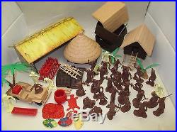 MARX SAFARI ZULU JUNGLE JIM DOCTARI playset parts African native witch doctor ++