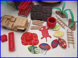 MARX SAFARI ZULU JUNGLE JIM DOCTARI playset parts African native witch doctor ++