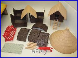 MARX SAFARI ZULU JUNGLE JIM DOCTARI playset parts African native witch doctor ++